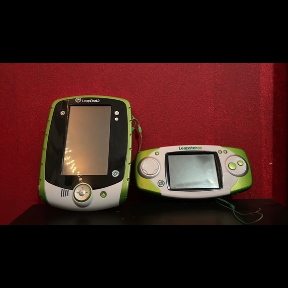 Leapfrog LeapPad and games.